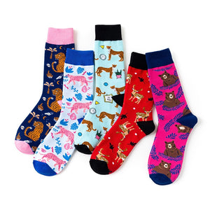 Calcetines animales cartoon