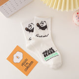 Calcetines animales panda