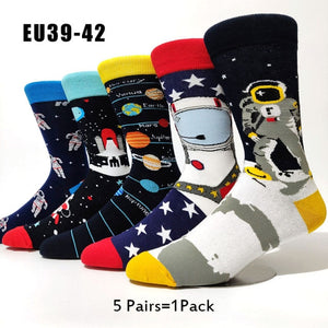 Pack 5 calcetines divertidos hombre