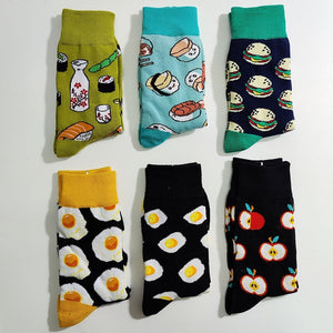 Packs 5-6-7 calcetines estampados kawaii algodon