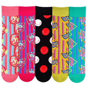 Packs 5-6-7 calcetines estampados kawaii algodon