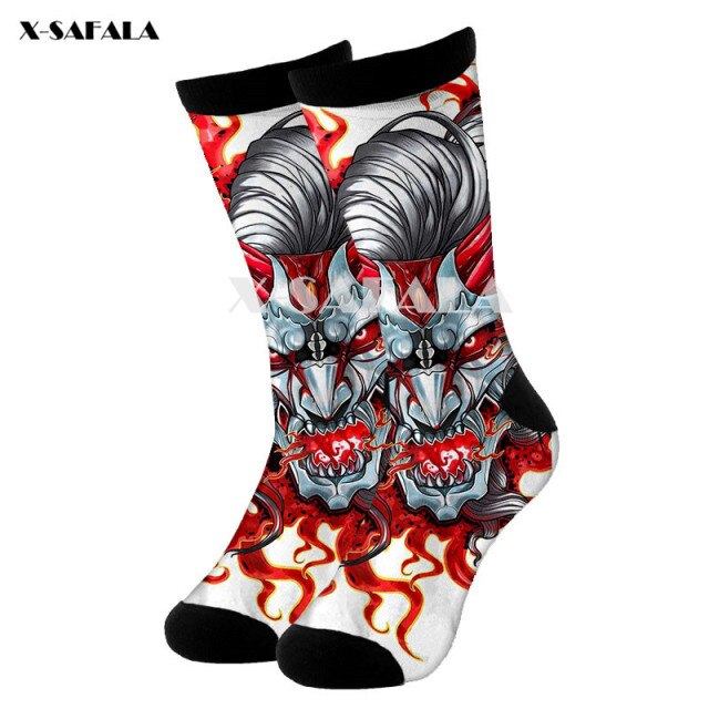 Calcetines Samurai Tattoo 3D