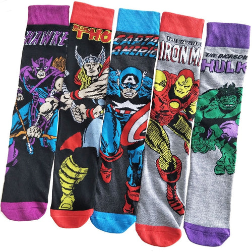 Pack 5 calcetines Marvel comic los Vengadores