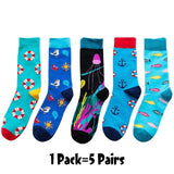 Pack 5 calcetines estampados varios diseños chico