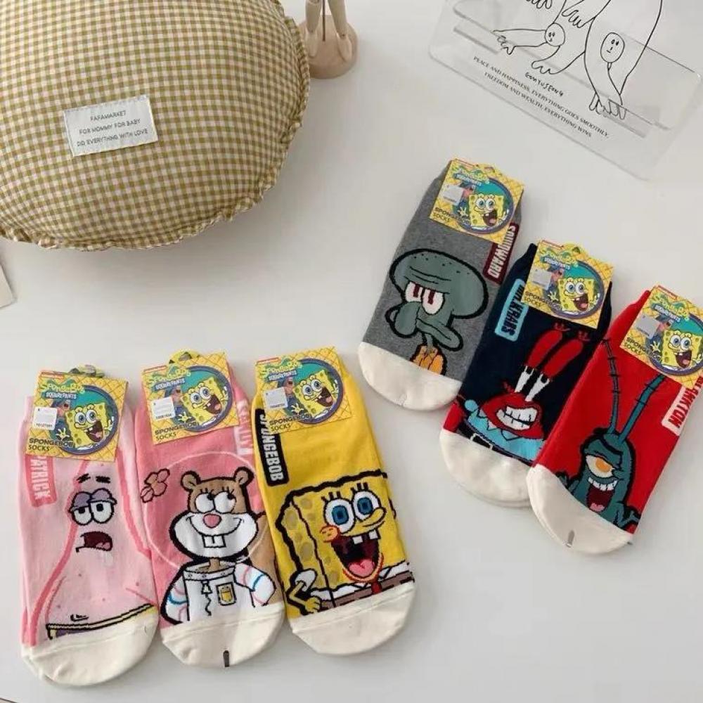 Calcetines Kawaii Bob Esponja