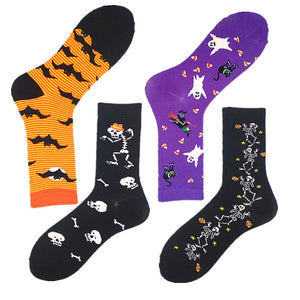 Calcetines terrror Halloween skateboard algodon