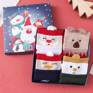 Pack 4 calcetines navidad