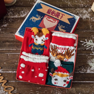 Pack 4 calcetines navidad