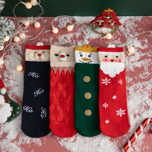 Pack 4 calcetines navidad