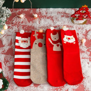 Pack 4 calcetines navidad