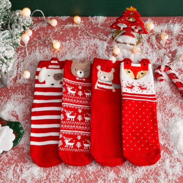 Pack 4 calcetines navidad