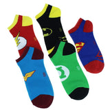 Pack 5 pares tobilleros super heroes