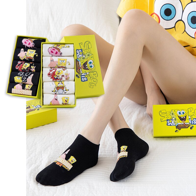 Pack 5 calcetines Bob Esponja