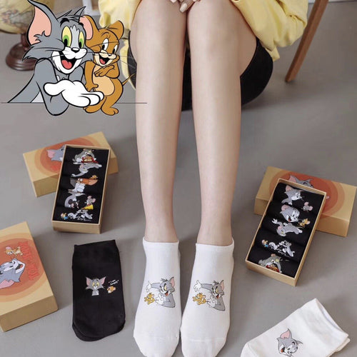 Pack 5 calcetines Tom y Jerry