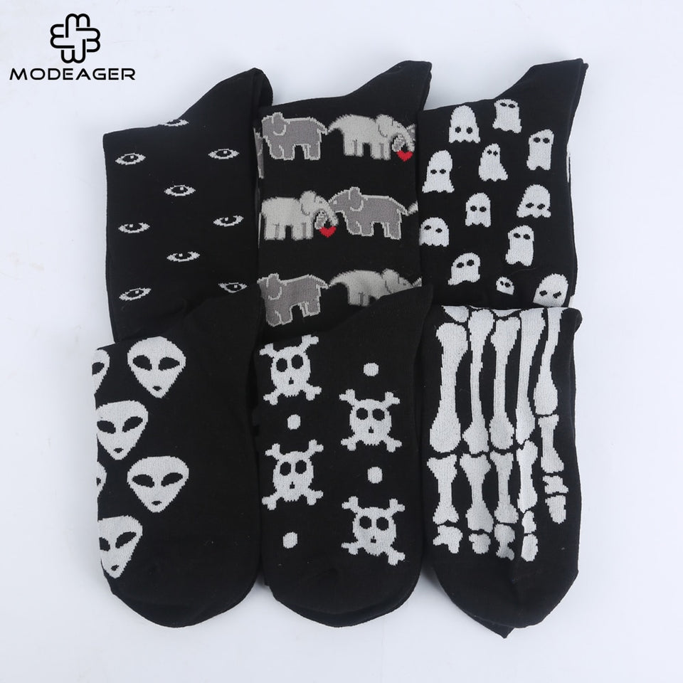 Calcetines calavera halloween