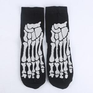 Calcetines calavera halloween